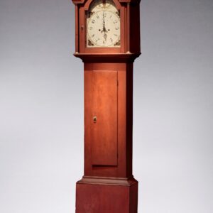 Federal painted tall case clock